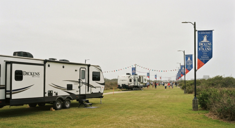 RV rental for Dickens on The Strand near Galveston TX